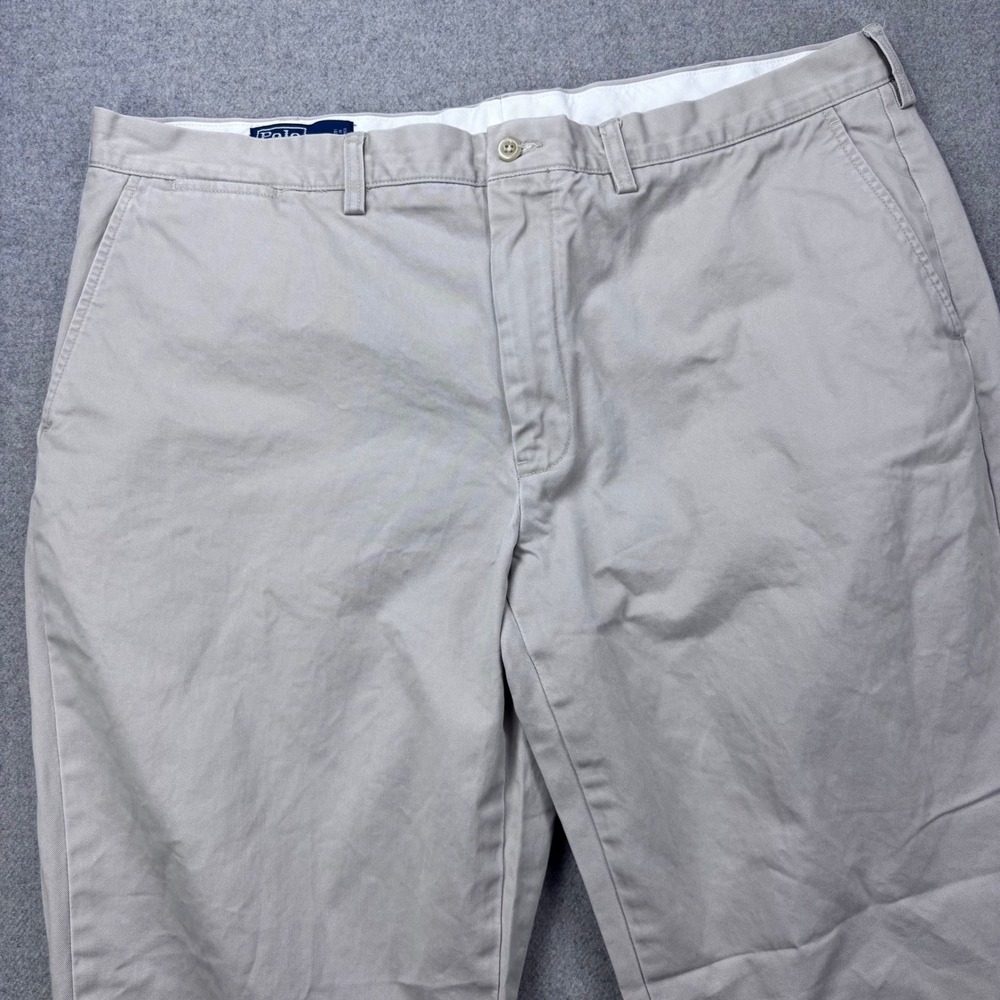 Vintage Polo Ralph Lauren Preston Pants Mens 40x30 Beige Chino Twill Preppy